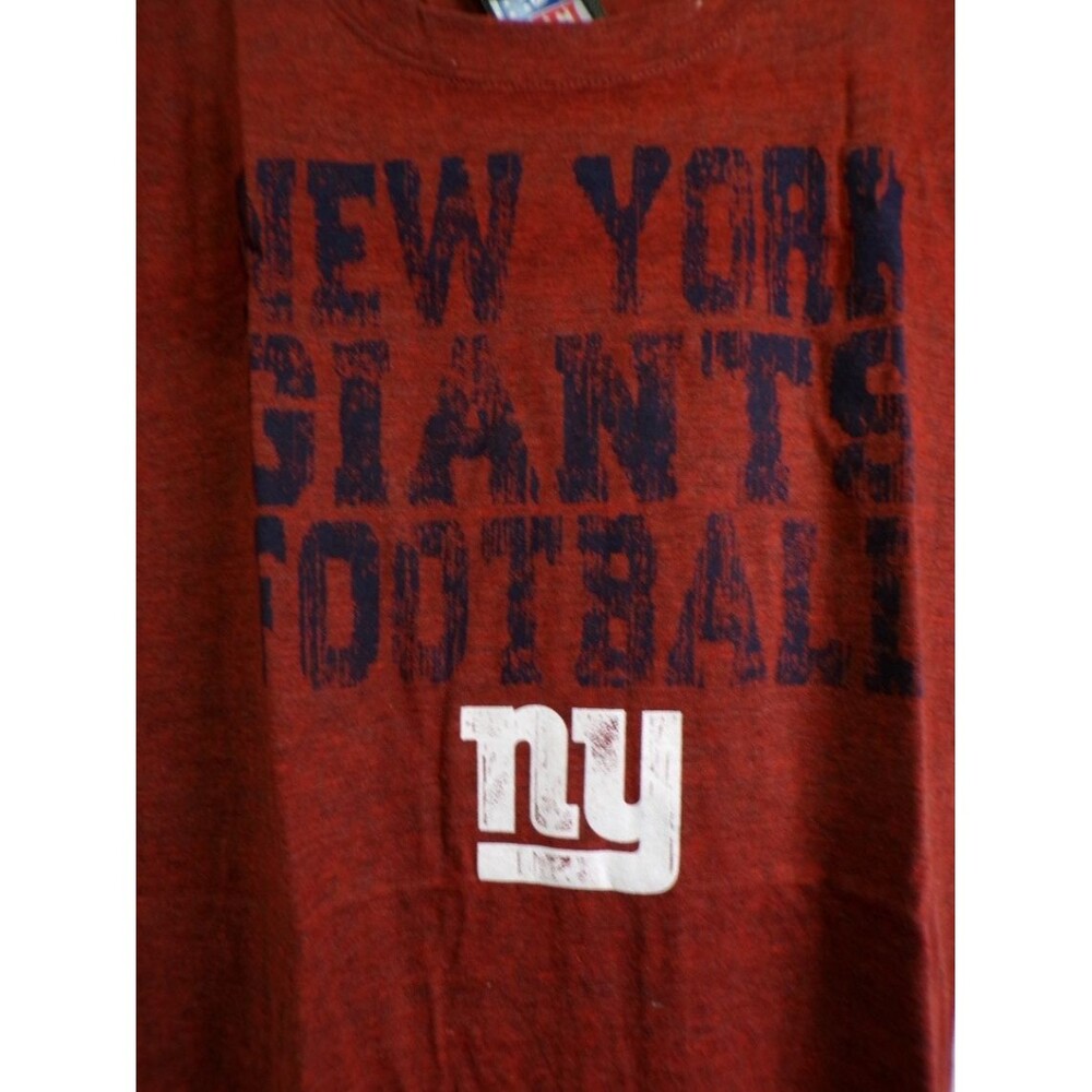 Team Apparel Women's New York Giants Scoop Neck T-Shirt L Red - Picture 2 of 4